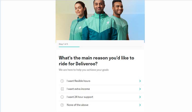 How to apply for a job offer at Deliveroo as a rider_2